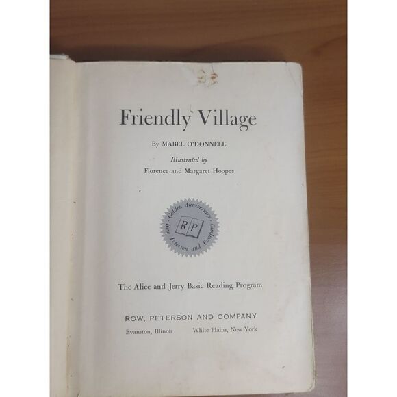 1957 Alice and Jerry FRIENDLY VILLAGE Basic Reading Primer Row Peterson Elementa - Picture 4 of 11